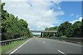 The A30 east passing under the Broad Lane bridge