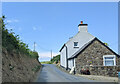 House on a lane on the way to Newport Sands beach