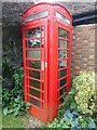 Red K6 Telephone Box at Penn