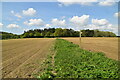 Footpath across field