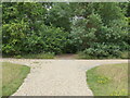 Entrance to Bluebell Wood in Burial Park