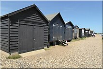 TM4249 : Beach huts by Philip Halling