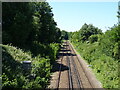 Railway towards Faversham Station