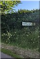 SO3620 : Bilingual village name sign, Llangattock Lingoed, Monmouthshire by Jaggery