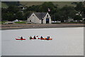 NX0561 : Kayakers having a Conflab by Billy McCrorie