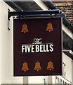 Sign for the Five Bells, Hoo St Werburgh