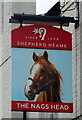 Sign for the Nags Head, Lower Stoke