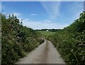 Minor road to Ebberley Hill