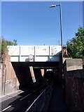 SU1484 : Approaching a railway bridge in Dean Street by Basher Eyre