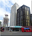 Entrance to Lewisham DLR Station 