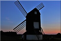 SP9415 : Pitstone Windmill on a summer evening by Nicki Reeves