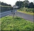 ST4694 : Signs 1 mile from Earlswood, Monmouthshire by Jaggery