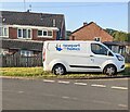 Newport City Homes white van, Claremont, Newport