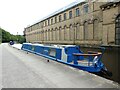 Narrowboat "Freydis" on the Leeds & Liverpool Canal at Saltaire