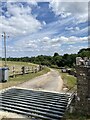 Cattle grid on driveway to Pinkney Mill