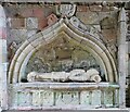 NS0863 : Bute - Rothesay - St. Mary's Chapel - Knight's Tomb by Rob Farrow