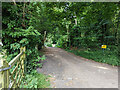 Back entrance to playing fields, Copthorne Preparatory School