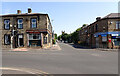 The junction of Halifax Road (A638) and Staincliffe Hall Road, Staincliffe. Dewsbury