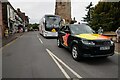 Convoy of vehicles supporting the Queen