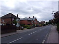 Looking westwards in Fleet Road