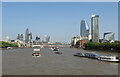 TQ3180 : River Thames below Waterloo Bridge by Dylan Moore