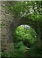 Railway arch at the western edge of Pyle