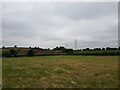 Power lines cross fields near Feckenham