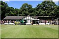 The dressing rooms and clubhouse at Eynsham Hall Park