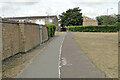 Track of old railway line before Kirkley Run level crossing