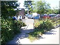 Repaired footbridge to the Festival Hall car park