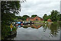 Marina at Kings Bromley Wharf in Staffordshire