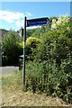 Public footpath sign