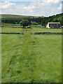 The track bed of the former Weardale Railway west of West Blackdene