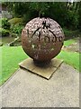 "Fireball" sculpture at Vindolanda