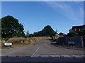 Looking from Hazel Avenue into Oak Tree Drive