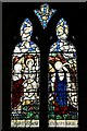SP5152 : Byfield, Church of the Holy Cross: Memorial window for William Potter and his wife, Mary by Michael Garlick