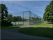 ST9173 : Tennis courts in John Coles Park by Stephen Craven