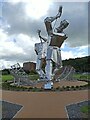 NS3274 : Shipbuilders of Port Glasgow sculpture by Thomas Nugent