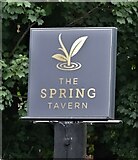 TQ2162 : Sign for the Spring Tavern, Ewell by JThomas