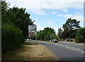 TQ2063 : Approaching roundabout on Chessington Road (B2200), Ewell by JThomas