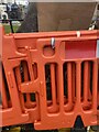 Red crash barriers - Number 105 Dryburgh Avenue