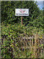 Old sign, Dundonald