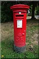 TQ1563 : George V postbox on Red Lane, Claygate by JThomas