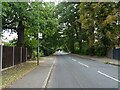 Bus stop on Queens Road (A317)