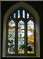 Ladock - Church of St Ladoca - Stained glass with swallows