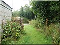 Nankilly - Old gate at northern end of footpath by Nankilly Farm