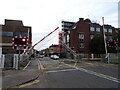 Level crossing on High Street, Camberley