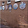 Twin town mosaics, The Jitty, Warwick