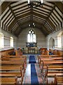 ST2745 : Inside St Andrew's church, Steart by David Smith