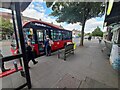 H2 bus on Market Place, Hampstead Garden Suburb